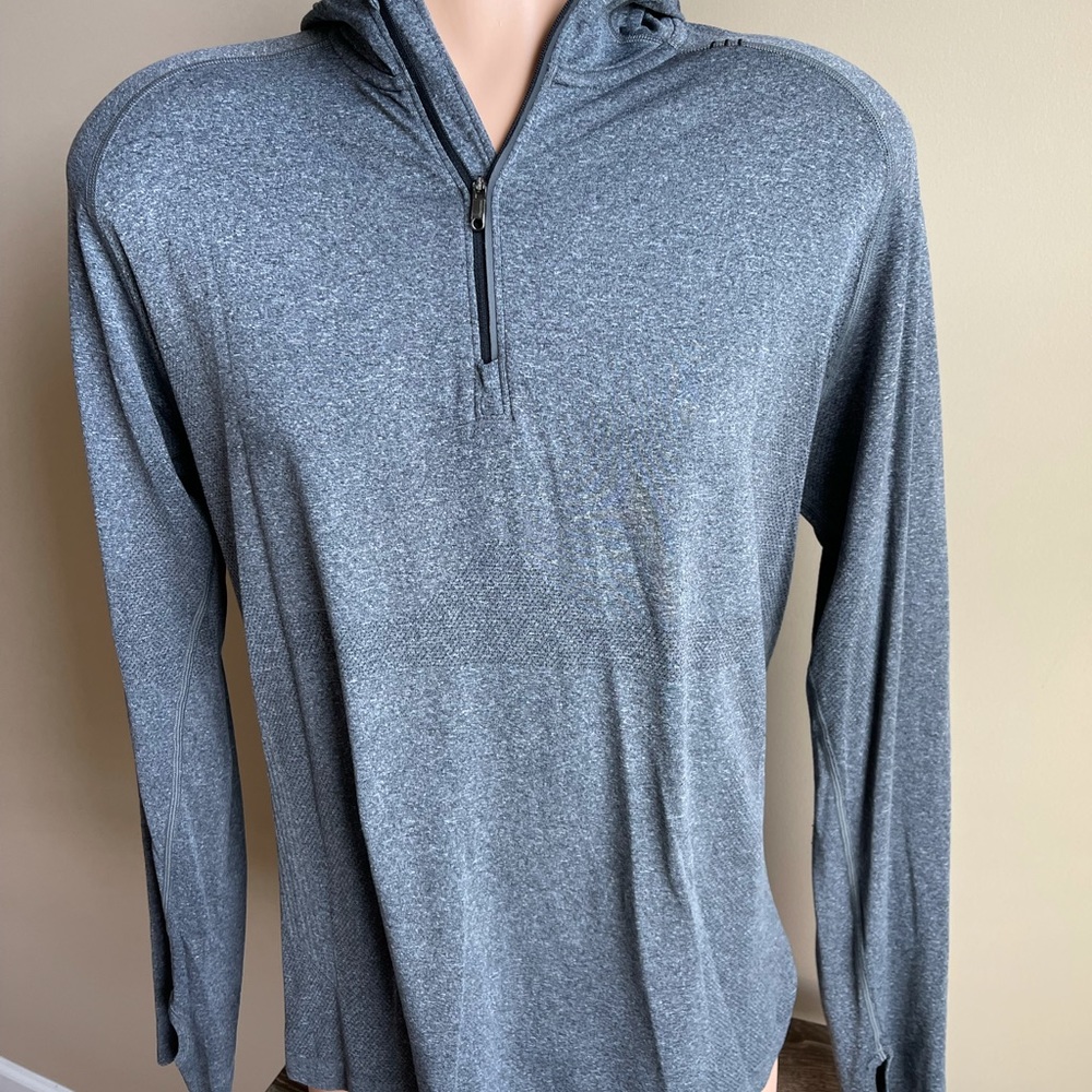 Lululemon Grey half-zip hoodie SZ L